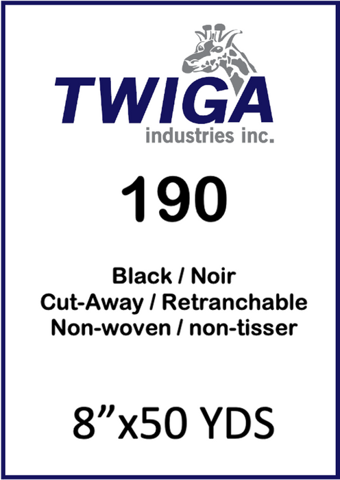190 Black 1.90 oz/SqYd-CW