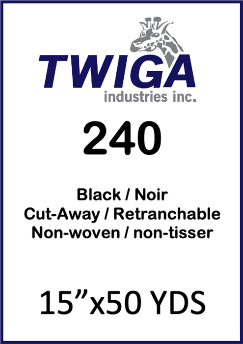 240 Black 2.4oz/SqYd-CW