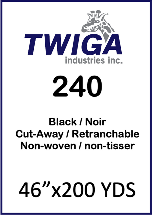 240 Black 2.4oz/SqYd-CW