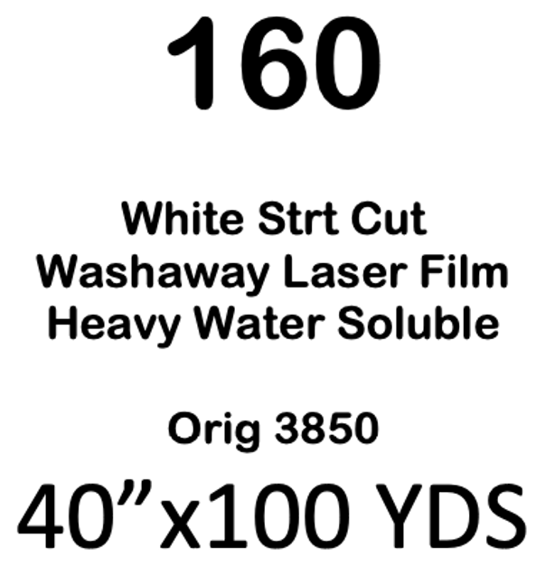 160- Clear-Washaway Laser Film 1.77  OZ